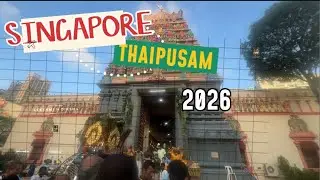 Thaipusam at a glance from Singapore Sri Srinivasa Perumal Temple to Sri Thendayuthapani Temple 2026