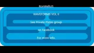 RonWellsJS : Waveforms Volume II : (C) SOUND ENTITY 2017