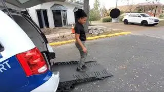 Loading and Unloading a Wheelchair with JaxCare