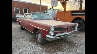 Parked 50 Years! 1963 Pontiac Catalina Coupe With Junkyard 389! WILL IT RUN?