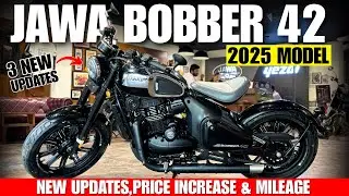 2025 New Jawa Bobber 42 OBD-2B Model Full Review🥳| New Updates,Price & Mileage