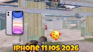 iPhone 11 pubg test ios 2026 😍| pubg tdm 1v1 | best sensitive for iPhone 11