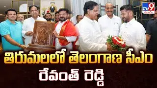 CM Revanth Reddy Tirumala visit | తిరుమలలో తెలంగాణ సీఎం రేవంత్‌ రెడ్డి - TV9