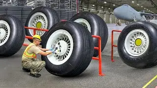 Inside Advanced US Facility Maintaining 1000s of US Air Force Aircraft Tires