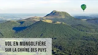 Vol en montgolfière sur la Chaîne des Puys