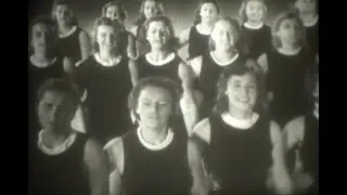 16mm Film - Gymnastische Bewegungsspiele und M&auml;delt&auml;nze - D 1944