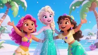 Happy Friends, Happy Day! Elsa & Moana ❄️🌊 | Fun Adventure for Kids