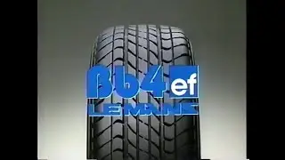 Dunlop Le Mans Bb4 ef 60 billboard 30-second commercial (Japan, 1989)
