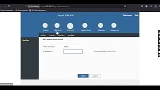 ChinaMobile Fiber optic Router Configure MAC Filtering on ZTE PT939G Router
