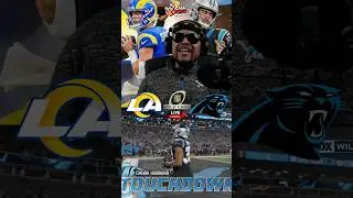Chuba Hubbard gives the panthers there first lead. #carolinapanthers #losangelesrams #chubahubbard