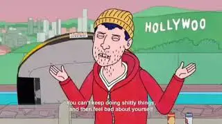 Sad Bojack Horseman wave