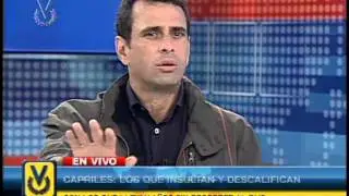 Entrevista Venevisión: Henrique Capriles Radonski, candidato presidencial por la MUD - PARTE I