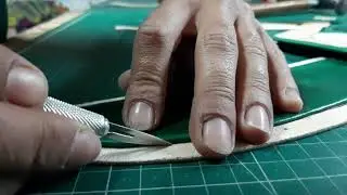 Como hacer una visera de cuero. www.artcuero.es