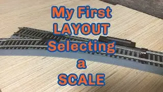 Building my first shelf layout, picking a scale and talking curve radius