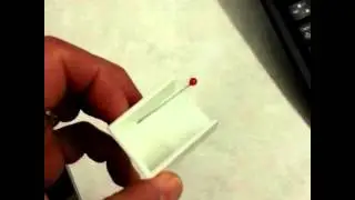 I challenged to Faith to use her 3D modeling skills to design an awesome magnetic pin holder for me!