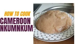 How to cook nkumnkum | Cassava flour fufu #howto #howtocook #fufu #food #easyrecipe #viral #vlogger