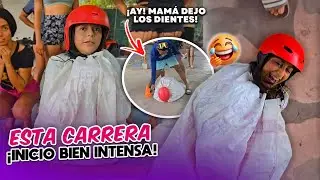 Esto a penas empieza y no dejaras de REÍR *HEIDY DEJO ENTERRADOS LOS BRACKET'S🤣* carrera de sacos