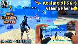 REALME 9i 5G📲 Free Fire Test || Gaming phone?🤔 || 90% Headshot Rate Settings⚙️ REALME 9i 5G⚡