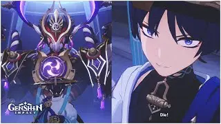 Wanderer vs Scaramouche Boss Fight | Wanderer Receives Anemo Vision  | Genshin Impact Ver. 3.3