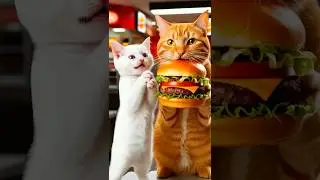 I&rsquo;ll make my own burger🍔 #cat #kitten #cutecat