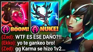Karma Pero Cada R quita el 200% de Vida con esta Build Nuclear