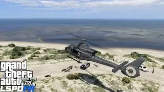 GTA 5 LSPDFR Police Mod 116 | Military Patrol At Fort Zancudo Air Force Base | Humvee & Helicopter