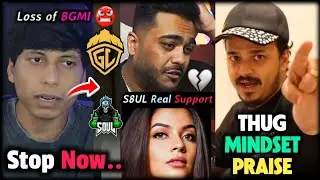 Thug Emotional on Mamba 💔 Sensei ANGRY Big IGC Loss ✅ S8UL Exit Titles 👀 Mili Live Voice 🎙️SID S8UL🚀