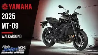 Yamaha MT-09 Black 2025 | Walkaround