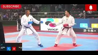 +84 K.G Male Senior Kumite Final.. Ajay Blon (Bagmati Province AKA) VA Suresh Japrel (Nepal Army AO)