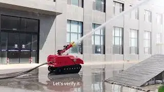 Introducing the diesel-powered firefighting robot RXR-M120D