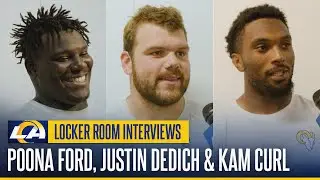 Poona Ford, Justin Dedich & Kam Curl On Colts' Stand Out Players | Locker Room Interviews
