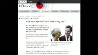 22-05-2011 - BBC Vietnamese - Bầu l&atilde;nh đạo IMF 'phải theo năng lực'
