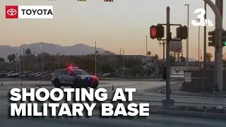 Man shot by security after firing rounds at Air Force base entrance in Nevada
