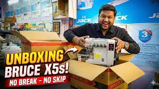 New Gear Alert! 🚨 Unboxing the Beast: BRUCE X5s! 🧵✨.. #jack #bruce #singer #brother #juki #trending 