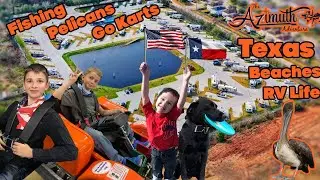 Texas RV Life Community Beaches Fishing Pelicans Go-Karts Dancing Ocean Charters Tiny Living (Ep.04)