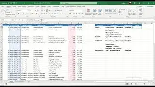 Sum & Average in Excel