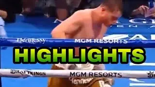 Canelo Alvarez VS Caleb Plant HIGHLIGHTS