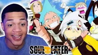 FIRST TIME WATCHING ALL SOUL EATER OPENINGS & ENDINGS!!