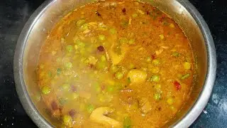 Matar mushroom recipe 😋