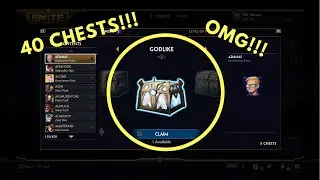 Smite Opening 40 Chests | So Many Skins