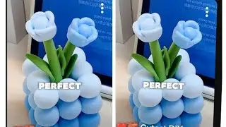 Easy and beautiful clay flower pot easy clay craft 