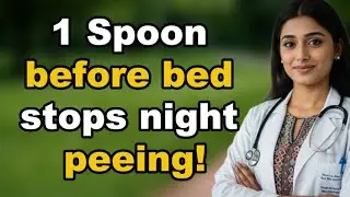 Just 1 Spoon Before Bed &ndash; Stops Nighttime Urination While You Sleep | Senior wellness