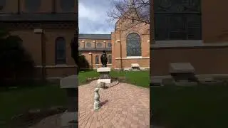 The courtyard of the Abbey