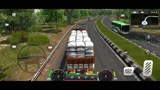 Desi truck simulator game play, truck driving game video,truck transporting gameplay,bus travelgame 