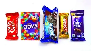 dairymilk | 5star | cadbury oreo biscuit  | gems | kitkat 🍫