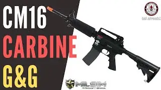 Rifle Airsoft El&eacute;trico CM16 Carbine - G&G - Milsim Airsoft Brasil