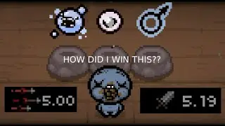 I Almost Finished The Binding of Isaac With this Bad Luck??