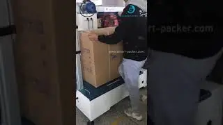 Semi automatic big carton box PP belt strapping sealing machine