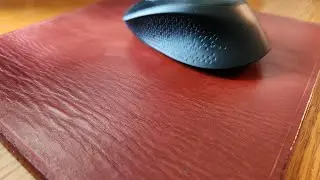 How to Make a Simple Leather Mouse Pad
