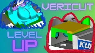 Vericut Surface Milling Pin Holder OP2 Setup